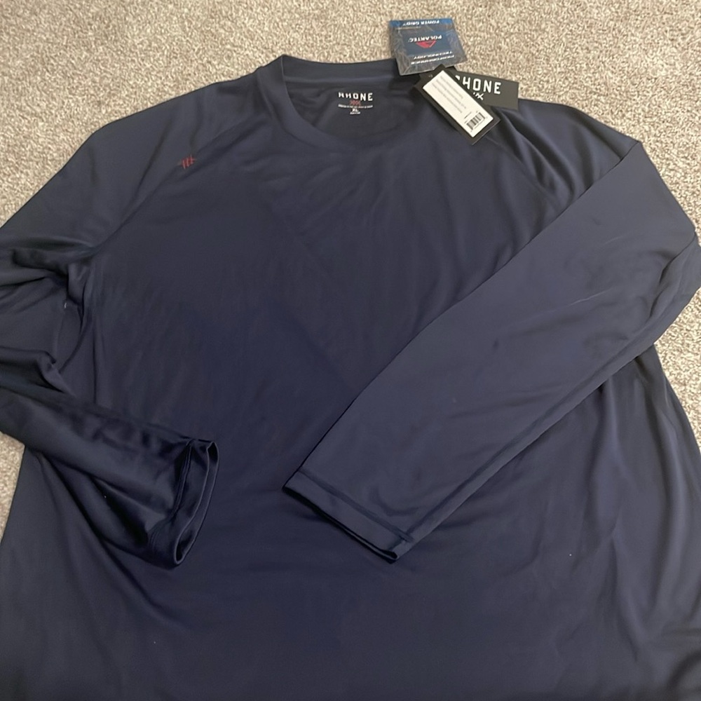 Rhone long sleeve XL navy